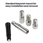 10pcs Automobile America Valve Core Inflation Extension Cap, 19mm, 27mm, 39mm, Plastic 39mm, Double Safety 24mm