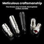 10pcs Automobile America Valve Core Inflation Extension Cap, 19mm, 27mm, 39mm, Plastic 39mm, Double Safety 24mm
