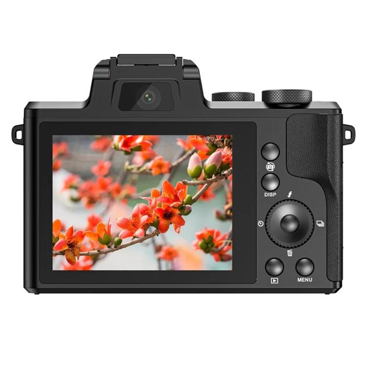 DC226 8K Camcorder With Front/Rear 48MP Dual Cameras, 3.2-Inch HD Touch Screen, LED Flash, HDMI Output & WiFi Transfer, EU Plug, US Plug, UK Plug