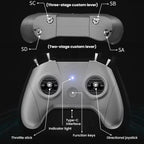 STARTRC C8 ELRS Remote Control Drone Training Aeromodelling Remote Control Traversing Aircraft Simulator Handle, Single Handle, With CR8 Receiver