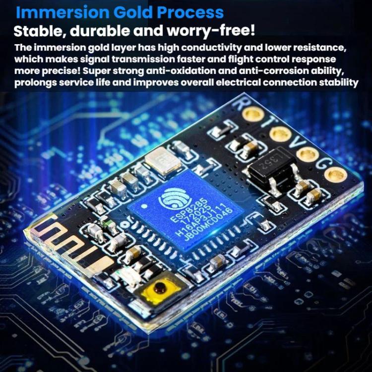 Receiver FPV Long Range Racing Drone Receiver, STARTRC CR8 ELRS 2.4G Nano
