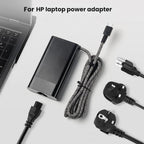 Type-C Super Fast Charge PD Charger For HP Laptops, 65W 20V-3.25A, 90W 20V-4.5A