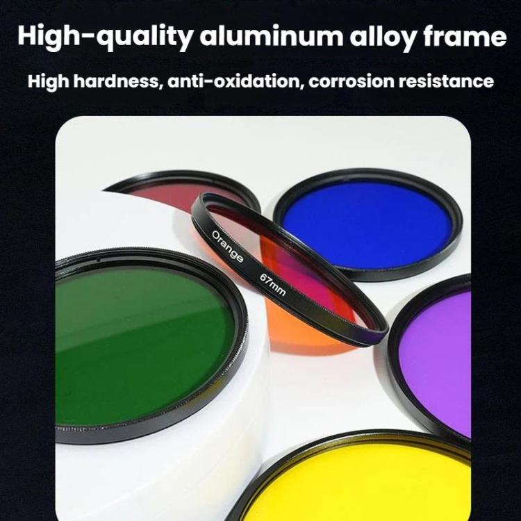 JSR DSLR Camera Round Color Filter Camera Digital Filters, 62mm, 67mm, 72mm, 77mm, 82mm