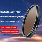 Micro SLR Camera Light Reduction Filter Medium Gray Density Lens, JSR ND2 37mm, JSR ND4 37mm, JSR ND8 37mm, JSR ND16 37mm, JSR ND32 37mm, JSR ND2 40.5mm, JSR ND4 40.5mm, JSR ND8 40.5mm, JSR ND16 40.5mm, JSR ND32 40.5mm, JSR ND2 43mm, JSR ND4 43mm      ...