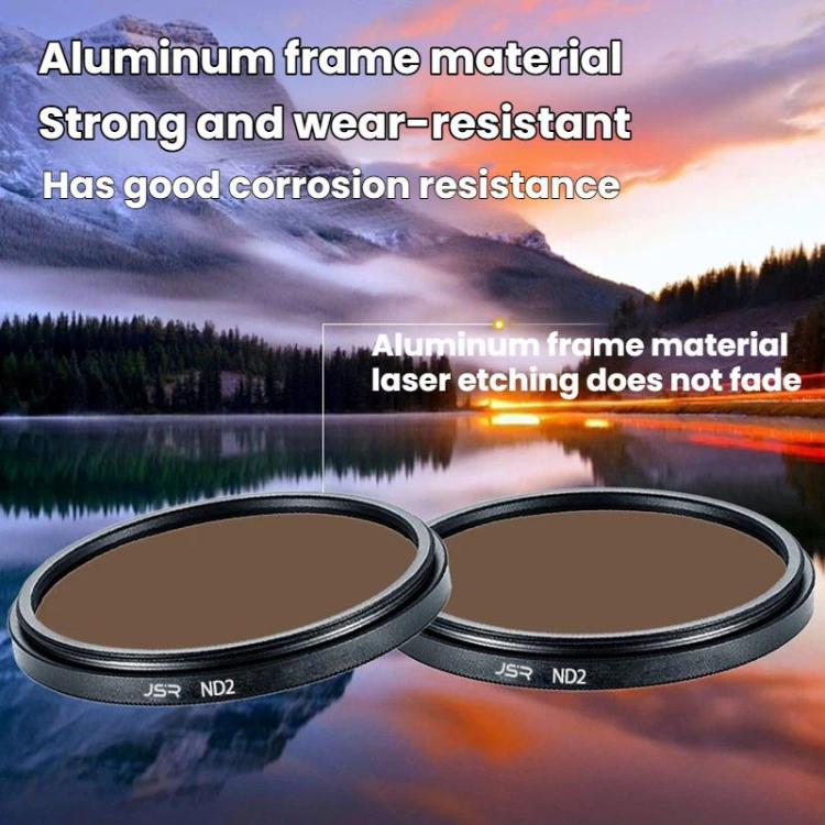 Micro SLR Camera Light Reduction Filter Medium Gray Density Lens, JSR ND2 37mm, JSR ND4 37mm, JSR ND8 37mm, JSR ND16 37mm, JSR ND32 37mm, JSR ND2 40.5mm, JSR ND4 40.5mm, JSR ND8 40.5mm, JSR ND16 40.5mm, JSR ND32 40.5mm, JSR ND2 43mm, JSR ND4 43mm      ...