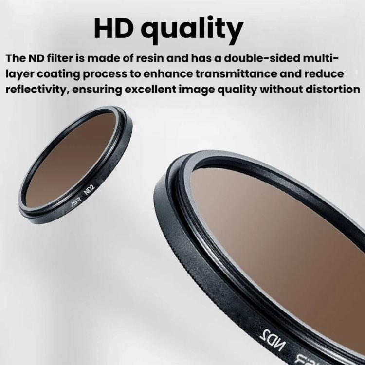 Micro SLR Camera Light Reduction Filter Medium Gray Density Lens, JSR ND2 37mm, JSR ND4 37mm, JSR ND8 37mm, JSR ND16 37mm, JSR ND32 37mm, JSR ND2 40.5mm, JSR ND4 40.5mm, JSR ND8 40.5mm, JSR ND16 40.5mm, JSR ND32 40.5mm, JSR ND2 43mm, JSR ND4 43mm      ...