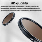 Micro SLR Camera Light Reduction Filter Medium Gray Density Lens, JSR ND2 37mm, JSR ND4 37mm, JSR ND8 37mm, JSR ND16 37mm, JSR ND32 37mm, JSR ND2 40.5mm, JSR ND4 40.5mm, JSR ND8 40.5mm, JSR ND16 40.5mm, JSR ND32 40.5mm, JSR ND2 43mm, JSR ND4 43mm      ...