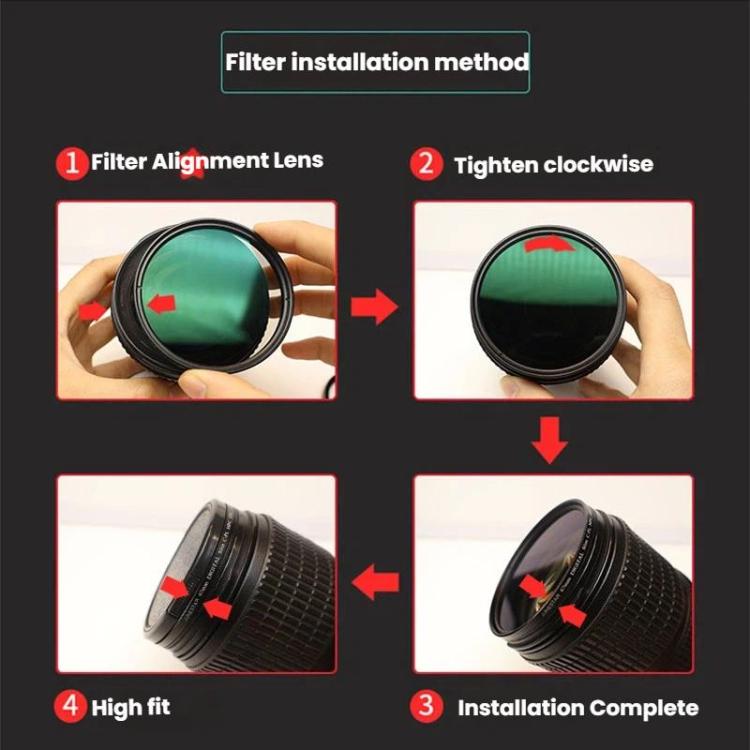 Micro SLR Camera Light Reduction Filter Medium Gray Density Lens, JSR ND2 37mm, JSR ND4 37mm, JSR ND8 37mm, JSR ND16 37mm, JSR ND32 37mm, JSR ND2 40.5mm, JSR ND4 40.5mm, JSR ND8 40.5mm, JSR ND16 40.5mm, JSR ND32 40.5mm, JSR ND2 43mm, JSR ND4 43mm      ...