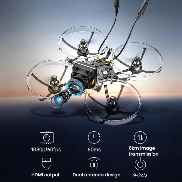 STARTRC VT5 FPV HD Digital Image Transmission Dual-Antenna Sky-End Drone 1080P Camera Video Transmission Receiver Kit, Air System+Ground System