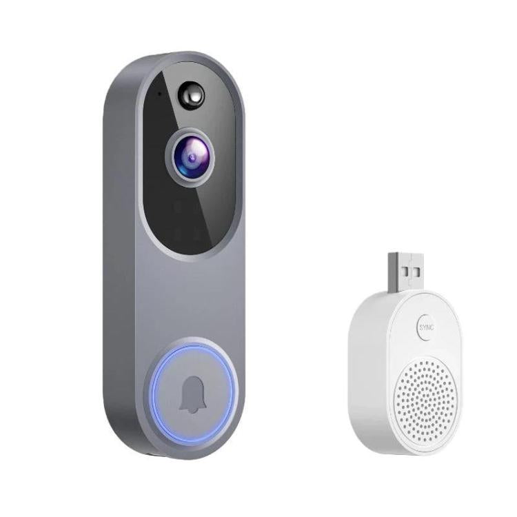 HD Night Vision Smart Video Doorbell Wireless Voice Intercom Surveillance Electronic Peephole, Black + US Plug Dingdong, Black + UK Plug Dingdong, Black + USB Dingdong, Beige + US Plug Dingdong, Beige + UK Plug Dingdong, Beige + USB Dingdong           ...