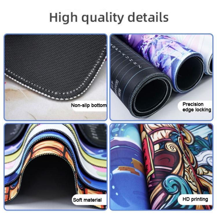 Abstract Line Texture Mouse Pad Non-Slip Desk Mat For Office, Gaming, 300x600x2mm, 300x700x2mm, 300x800x2mm, 400x900x2mm