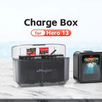aMagisn Fast Charging Battery Charger Case for GoPro HERO13 Black/12 Black /11 Black  /10 Black /9 Black