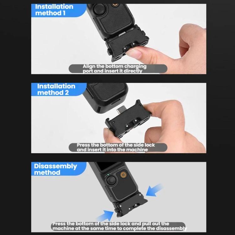 For DJI Osmo Pocket 3 Flymile Magnetic Quick-Release Charging Adapter Base