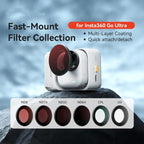 For Insta360 GO Ultra aMagisn Quick-Release Lens Filters Camera Accessories, UV, CPL, ND8+ND16+ND32+ND64, ND8+ND16+ND32+CPL