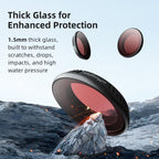 For Insta360 GO Ultra aMagisn Quick-Release Lens Filters Camera Accessories, UV, CPL, ND8+ND16+ND32+ND64, ND8+ND16+ND32+CPL