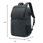 Large-Capacity Multi-Functional DSLR Camera Bag Waterproof Photography Backpack, Blue