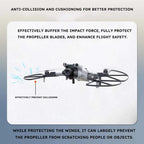 For DJI Mini 5 Pro Propeller Guards Anti-Collision Protective Bumper Ring, Orange, Gray, Black, Orange Height Guard, Black Height Guard, Gray Height Guard