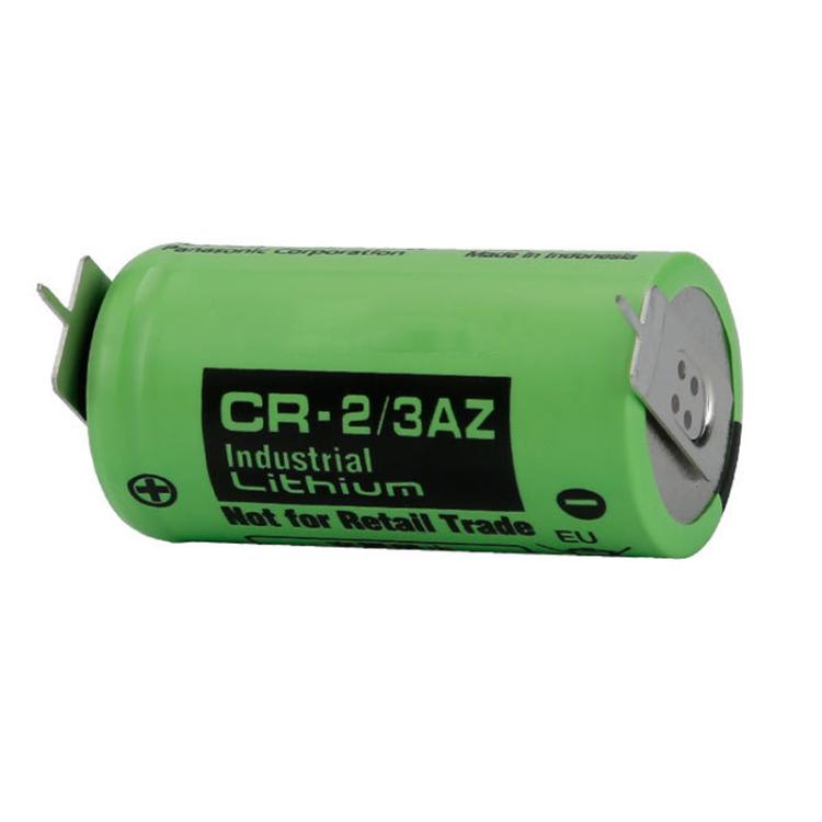 CR-2/3AZ 3V CR17335 1450mAh Lithium Manganese Dioxide Battery PLC Battery, With 2.0-B Plug Wire