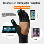 Full-Finger Heated Gloves Touchscreen-Compatible, Non-Slip Thermal Gloves for Men Women, Constant Temperature Edition Black, Constant Temperature Edition Gray, 3-Level Adjustable Temperature Black, 3-Level Adjustable Temperature Gray