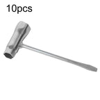 10pcs Spark Plug Socket Wrench Auto Repair Accessories Tools, Slotted For Chainsaw, Cross For Lawn Mower