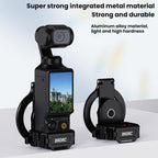 For DJI Osmo Pocket 3 BRDRC Magnetic Expandable Phone Holder Cold Shoe Mount, For DJI Osmo Pocket 3 Black