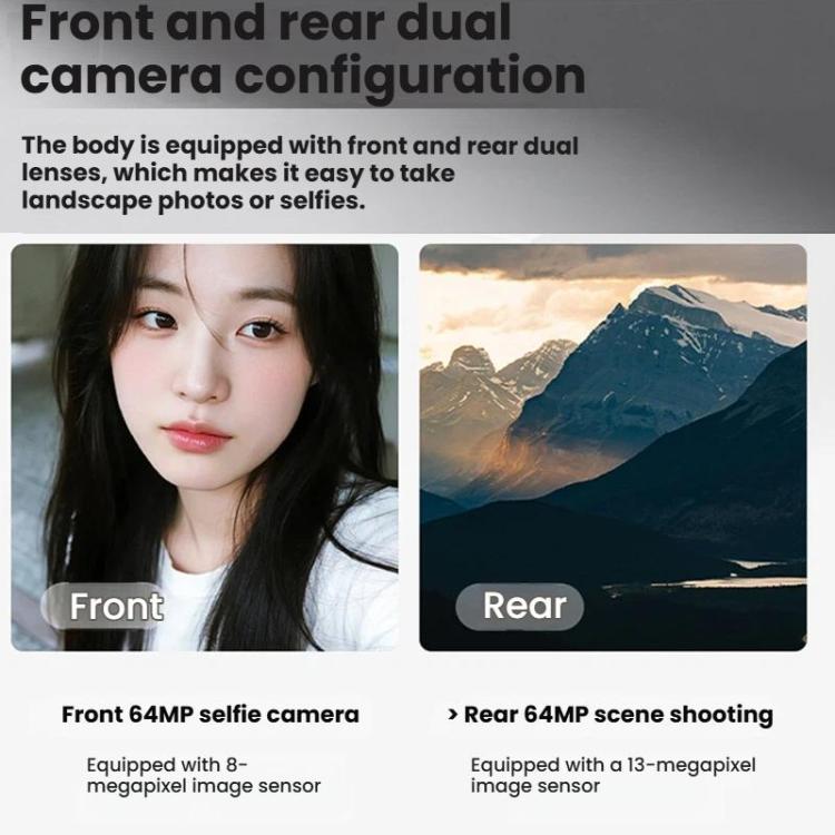 DC309X 6x Optical Zoom Digital Camera With 64MP & 5K Video 2.8-Inch Touch Screen, Front/Rear Dual Lens, EU Plug White, EU Plug Black, US Plug White, US Plug Black, UK Plug White, UK Plug Black