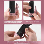 For DJI Osmo Pocket 3 BRDRC Magnetic Expandable Phone Holder Cold Shoe Mount, For DJI Osmo Pocket 3 Pink