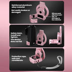For DJI Osmo Pocket 3 BRDRC Magnetic Expandable Phone Holder Cold Shoe Mount, For DJI Osmo Pocket 3 Pink