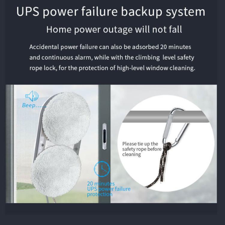 Smart Window Cleaning Robot With Dual Disk Suction Smart Path Planning With Remote Control, EU Plug, US Plug, UK Plug, AU Plug