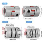 High-torque Motor Coded Aluminum Alloy Double Diaphragm Coupling, LAP40, LASD34, LASD26