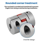 High-torque Motor Coded Aluminum Alloy Double Diaphragm Coupling, LAP40, LASD34, LASD26