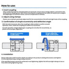 High-torque Motor Coded Aluminum Alloy Double Diaphragm Coupling, LAP40, LASD34, LASD26