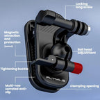 For DJI/GoPro/Insta360 Backpack Shoulder Strap Camera Mount, Magnetic, Regular