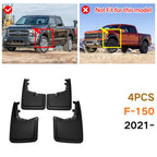 Car Tire Mudguard, For Ford F-150 2021-On
