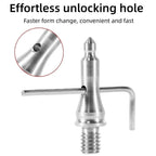 3/8 inch Tripod Monopod Dual Purpose Foot Pad Spike Rubber Anti-slip Stainless Steel Spike, FT-14