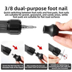 3/8 inch Tripod Monopod Dual Purpose Foot Pad Spike Rubber Anti-slip Stainless Steel Spike, FT-14
