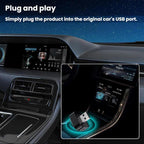 Q1A 2 In 1 Wireless Carplay/AndroidAuto Box Smart Portable In-Car Connectivity Box, Black Color Label, Black White Lable, Silver White Lable, Black Chromatic Car Badge, Silver Chromatic Car Badge, Gold Label Dual-Pocket Translator, Silver Color Lable