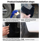 4pcs Car Tire Mudguard, For Hyundai Kona 2023-2025