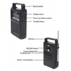 TECSUN R-206 FM / MW Two-band Radio, R-206