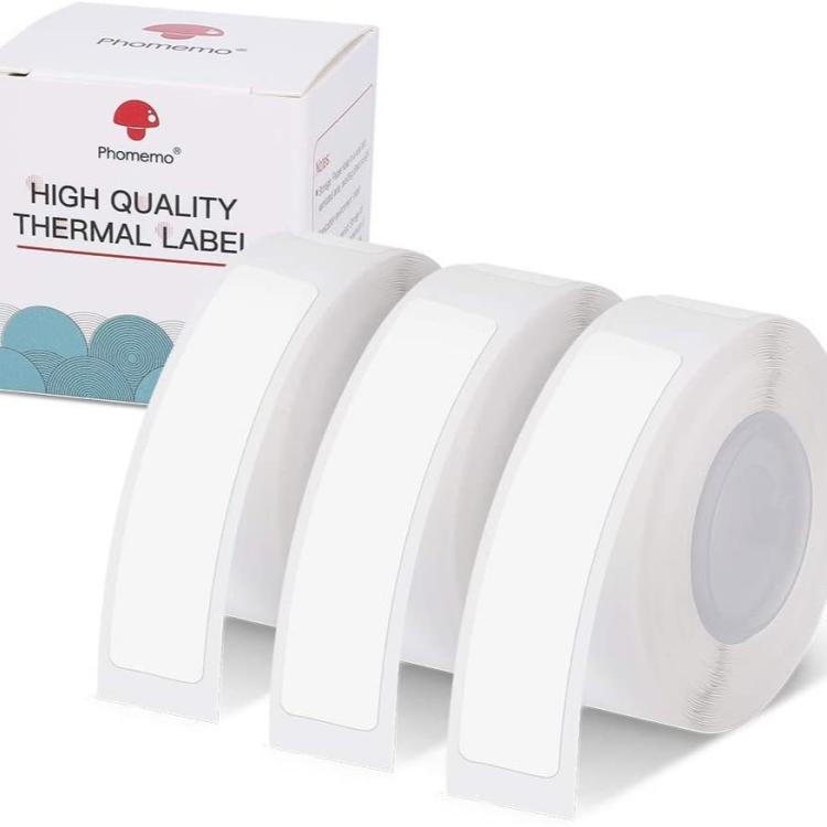 Thermal Self-Adhesive Labels For D30 Printer, Phomemo 6mmx22mm-520pcs White, Phomemo 12mmx22mm-260pcs White, Phomemo 12mmx30mm-210pcs White, Phomemo 12mmx40mm-160pcs White, Phomemo 12mmx50mm-130pcs White, Phomemo 14mmx30mm-230pcs White                 ...