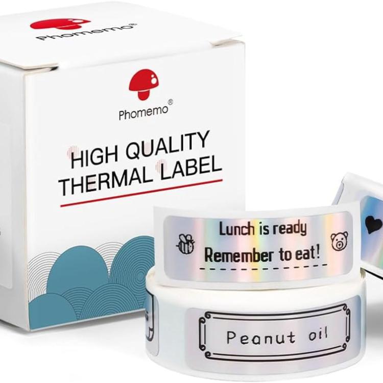Thermal Self-Adhesive Labels For D30 Printer, Phomemo 6mmx22mm-520pcs White, Phomemo 12mmx22mm-260pcs White, Phomemo 12mmx30mm-210pcs White, Phomemo 12mmx40mm-160pcs White, Phomemo 12mmx50mm-130pcs White, Phomemo 14mmx30mm-230pcs White                 ...