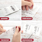 Thermal Self-Adhesive Labels For D30 Printer, Phomemo 6mmx22mm-520pcs White, Phomemo 12mmx22mm-260pcs White, Phomemo 12mmx30mm-210pcs White, Phomemo 12mmx40mm-160pcs White, Phomemo 12mmx50mm-130pcs White, Phomemo 14mmx30mm-230pcs White                 ...
