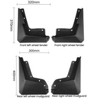 4pcs Car Tire Mudguard, For Tesla Cybertruck 2024