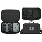 For DJI Neo 2 Fly More Combo Hard Shell Carrying Case Custom-Molded Sling Bag, Mini Black, Fly More Combo Gray