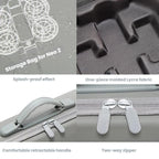 For DJI Neo 2 Fly More Combo Hard Shell Carrying Case Custom-Molded Sling Bag, Mini Black, Fly More Combo Gray