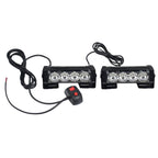 Car Modification High-brightness Flashing Warning Lights, One For Two 4 Light, One For Two 6 Light, One For Four 4 Light, One For Four 6 Light