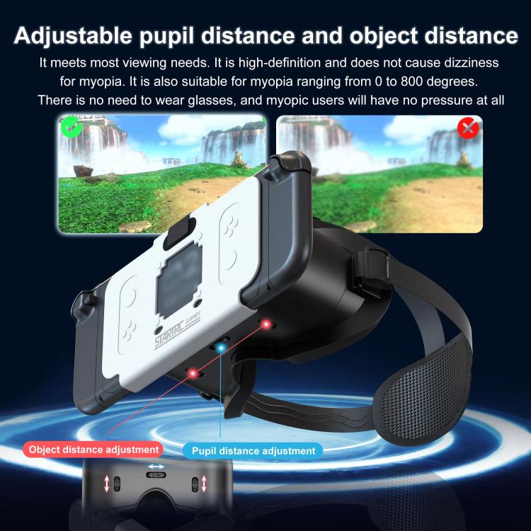 For Nintendo Switch 2 STARTRC GAMES VR Glasses Elite Upgrade Model Headset Game Console HD 3D Accessories