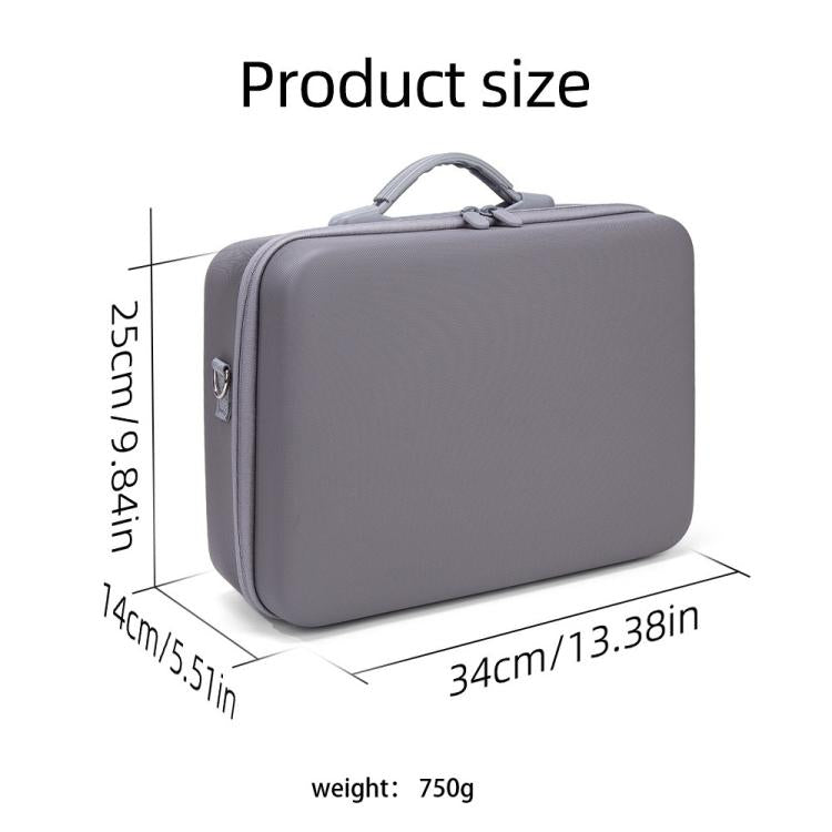 For DJI Neo 2 Motion Fly More Combo Hard Shell Carrying Case Sling Bag, Motion Gray