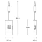 G76 Bluetooth 5.4 Receiver Transmitter Car AUX Adapter, G76