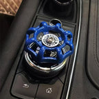 AK-52 2pcs Car Central Control Knob Sticker One-Click Start Interior Decoration Sticker